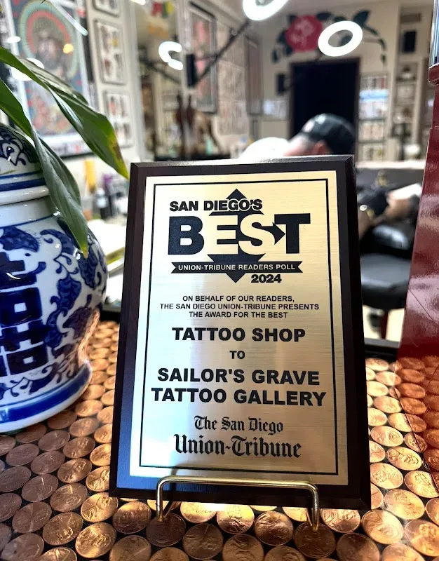 Sailor's Grave Tattoo Gallery — Tattoo shop in San Diego